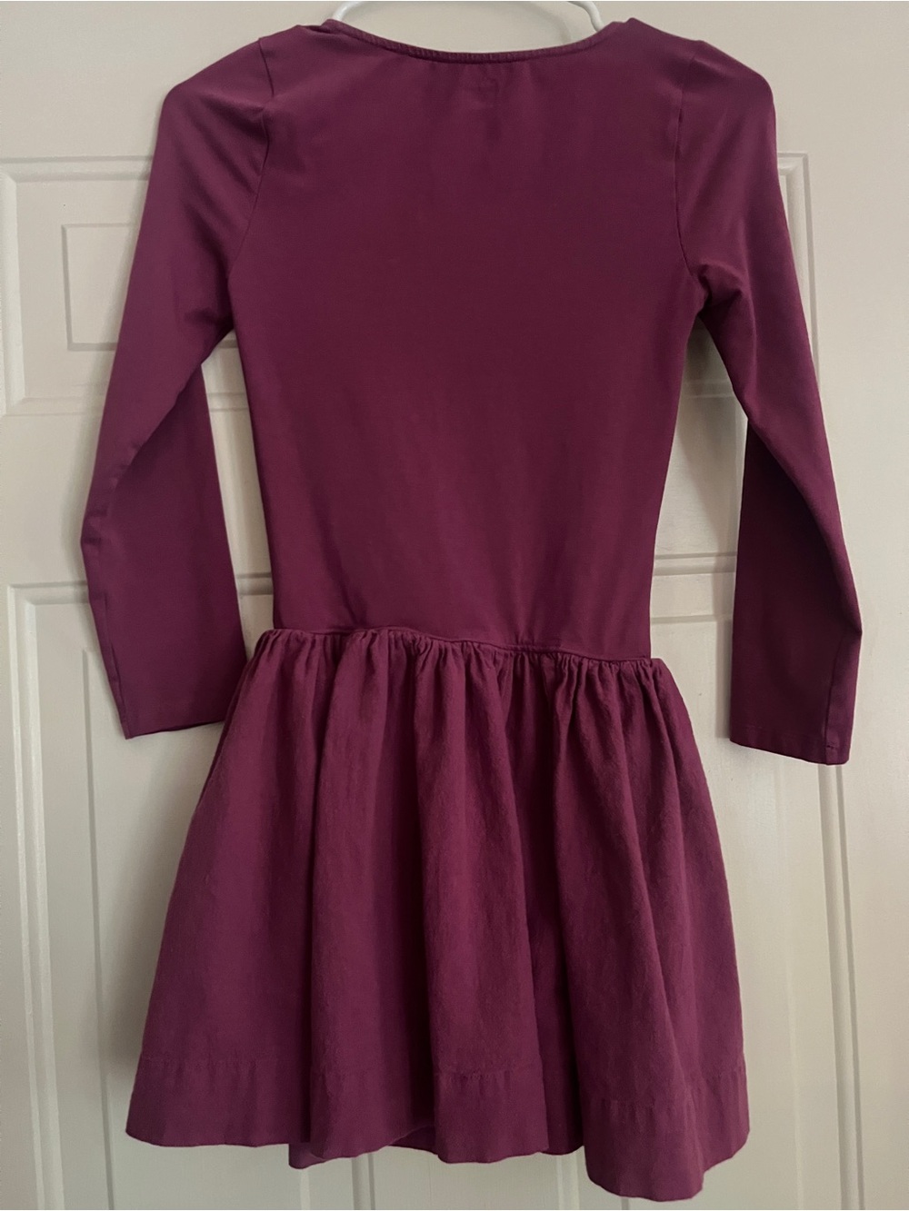 Free People Asymmetrical Long Sleeve Dress in Plum - Picture 2 of 3